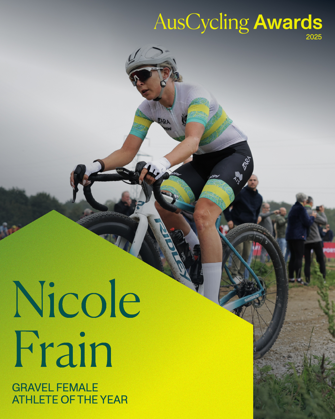 Nicole Frain AusCycling Gravel Athlete of the Year 2025